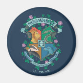 HOGWARTS™ Floral Crest Magneet (Voorkant)