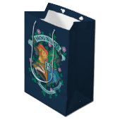 HOGWARTS™ Floral Crest Medium Cadeauzakje (Voorkant Gekanteld)