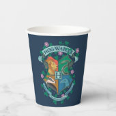 HOGWARTS™ Floral Crest Papieren Bekers (Achterkant)