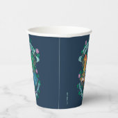 HOGWARTS™ Floral Crest Papieren Bekers (Rechts)