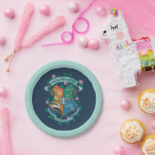 HOGWARTS™ Floral Crest Papieren Bordje (Feest)