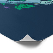 HOGWARTS™ Floral Crest Poster (Hoek)