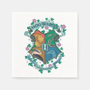 HOGWARTS™ Floral Crest Servet