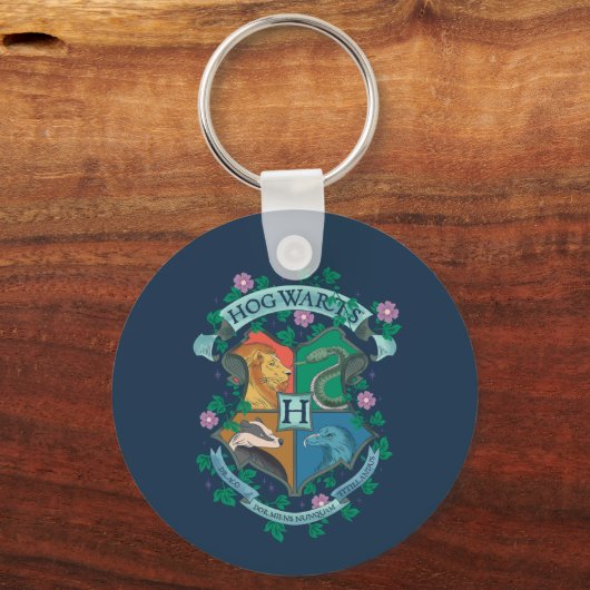 HOGWARTS™ Floral Crest Sleutelhanger (Achterkant)