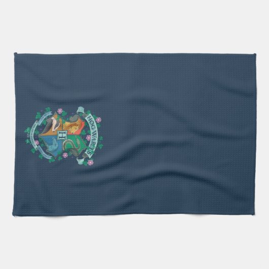 HOGWARTS™ Floral Crest Theedoek (Horizontaal)
