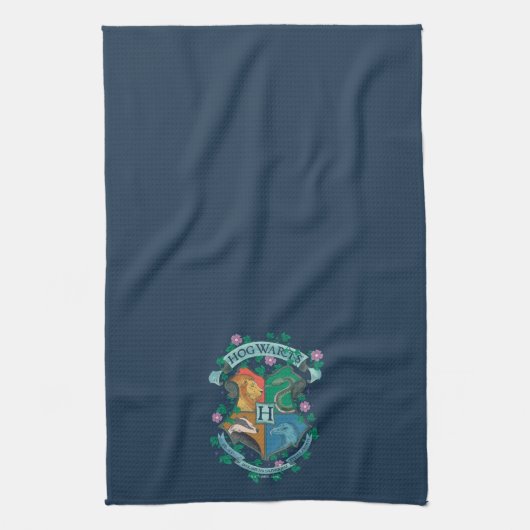 HOGWARTS™ Floral Crest Theedoek (Verticaal)