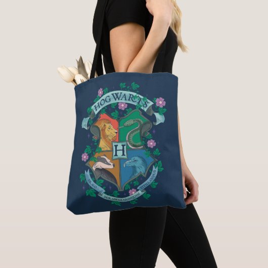 HOGWARTS™ Floral Crest Tote Bag (Dichtbij)