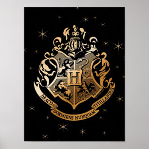 HOGWARTS™ Ghear Golden Crest Poster