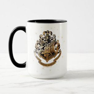 HOGWARTS™ Glanzende Gouden Crest Mok