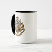 HOGWARTS™ Glanzende Gouden Crest Mok (Voorkant links)