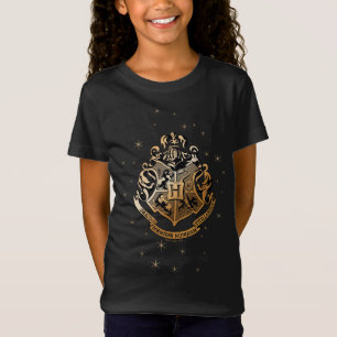 HOGWARTS™ Glanzende Gouden Crest T-shirt