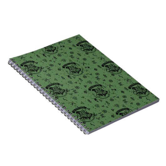 HOGWARTS™ Green Pattern Notitieboek (Rechterzijde)