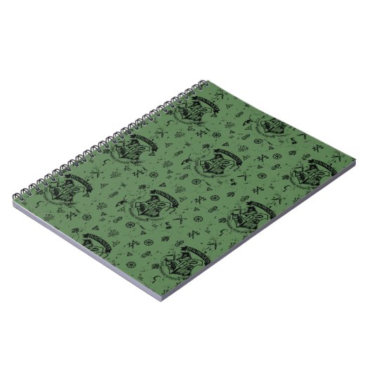 HOGWARTS™ Green Pattern Notitieboek (Linkerzijde)