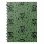 HOGWARTS™ Green Pattern Notitieboek (Voorkant)