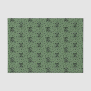 HOGWARTS™ Green Pattern Tissuepapier