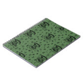HOGWARTS™ groen patroon Notitieboek (Linkerzijde)