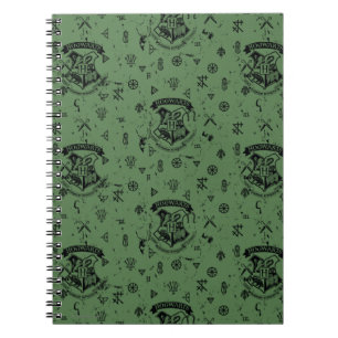 HOGWARTS™ groen patroon Notitieboek