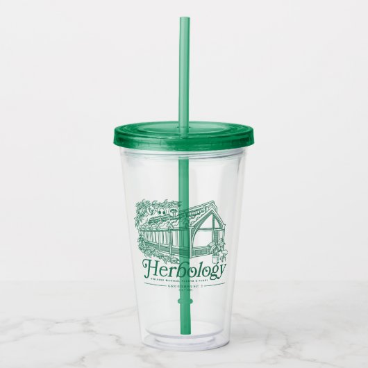 HOGWARTS™ Herbology Greenhouse Acryl Drinkbeker (Voorkant)