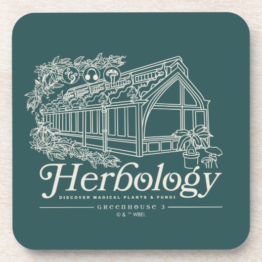HOGWARTS™ Herbology Greenhouse Bier Onderzetter (Voorkant)