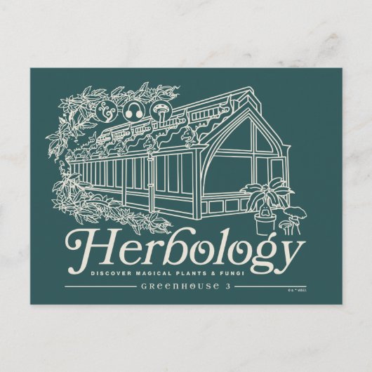 HOGWARTS™ Herbology Greenhouse Briefkaart (Voorkant)