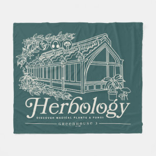 HOGWARTS™ Herbology Greenhouse Fleece Deken