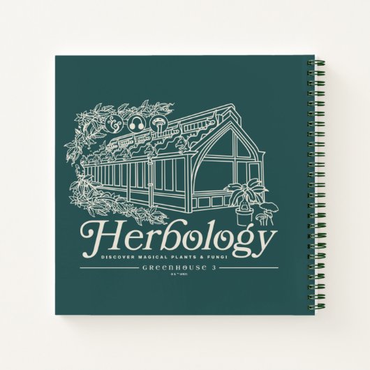 HOGWARTS™ Herbology Greenhouse Notitieboek (Achterkant)