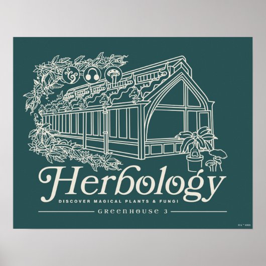 HOGWARTS™ Herbology Greenhouse Poster (Voorkant)