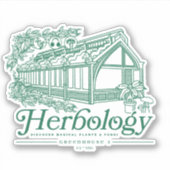 HOGWARTS™ Herbology Greenhouse Sticker (Voorkant)