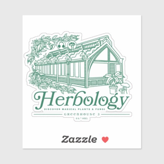 HOGWARTS™ Herbology Greenhouse Sticker (Vel)