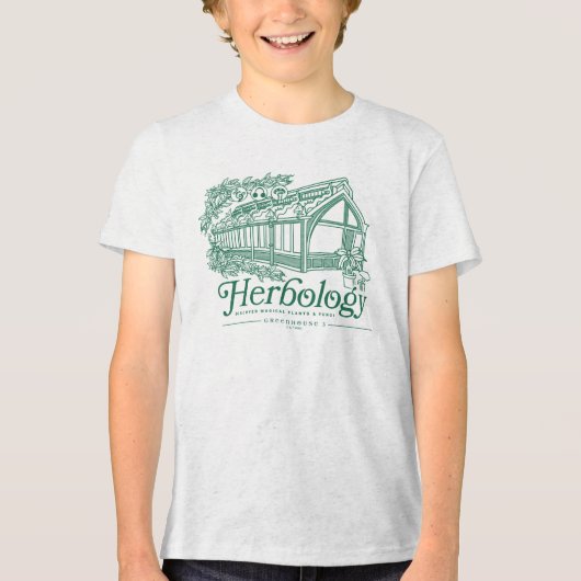 HOGWARTS™ Herbology Greenhouse Tri-Blend Shirt (Voorkant)