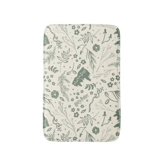 HOGWARTS™ Herbology Magic Pattern Badmat (Voorkant Verticaal)