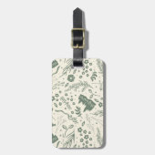 HOGWARTS™ Herbology Magic Pattern Bagagelabel (Voorkant verticaal)