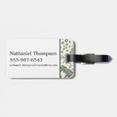 HOGWARTS™ Herbology Magic Pattern Bagagelabel (Achterkant horizontaal)