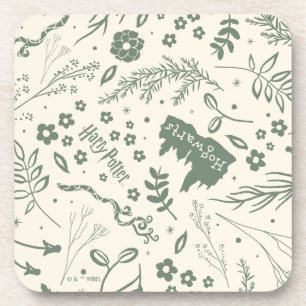HOGWARTS™ Herbology Magic Pattern Bier Onderzetter