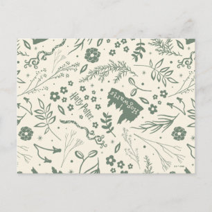 HOGWARTS™ Herbology Magic Pattern Briefkaart