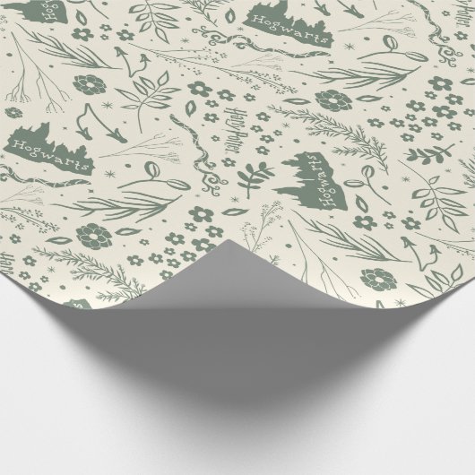 HOGWARTS™ Herbology Magic Pattern Cadeaupapier (Hoek)