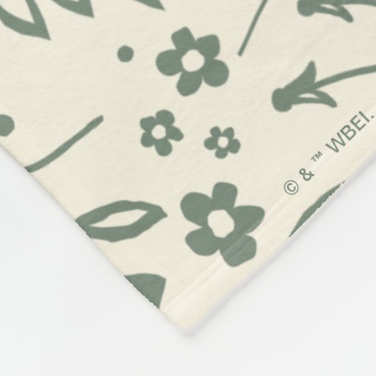 HOGWARTS™ Herbology Magic Pattern Fleece Deken (Hoek)