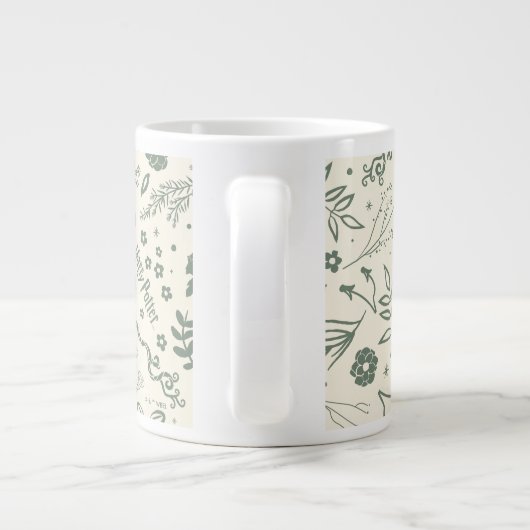 HOGWARTS™ Herbology Magic Pattern Grote Koffiekop (Achterkant)