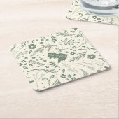 HOGWARTS™ Herbology Magic Pattern Kartonnen Onderzetters (Schuin)