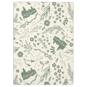 HOGWARTS™ Herbology Magic Pattern Klembord (Achterkant)