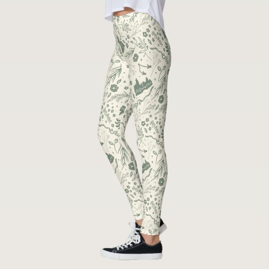 HOGWARTS™ Herbology Magic Pattern Leggings (Links)