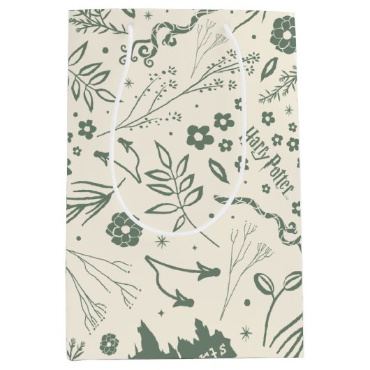 HOGWARTS™ Herbology Magic Pattern Medium Cadeauzakje (Voorkant)