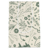 HOGWARTS™ Herbology Magic Pattern Medium Cadeauzakje (Achterkant)