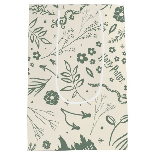 HOGWARTS™ Herbology Magic Pattern Medium Cadeauzakje (Achterkant)