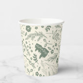 HOGWARTS™ Herbology Magic Pattern Papieren Bekers (Links)