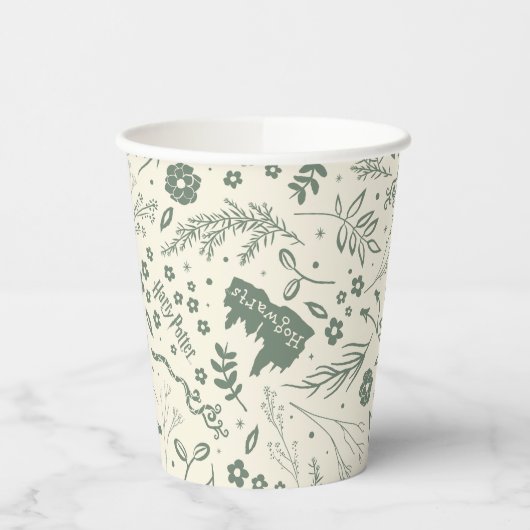 HOGWARTS™ Herbology Magic Pattern Papieren Bekers (Links)