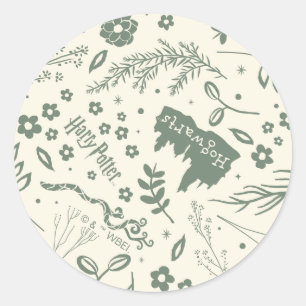 HOGWARTS™ Herbology Magic Pattern Ronde Sticker