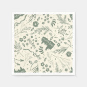 HOGWARTS™ Herbology Magic Pattern Servet (Voorkant)