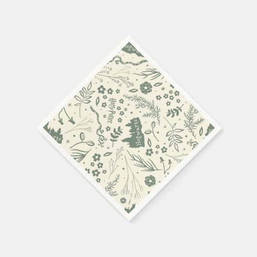 HOGWARTS™ Herbology Magic Pattern Servet (Hoek)