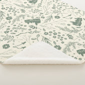 HOGWARTS™ Herbology Magic Pattern Sherpa Deken (3/4)
